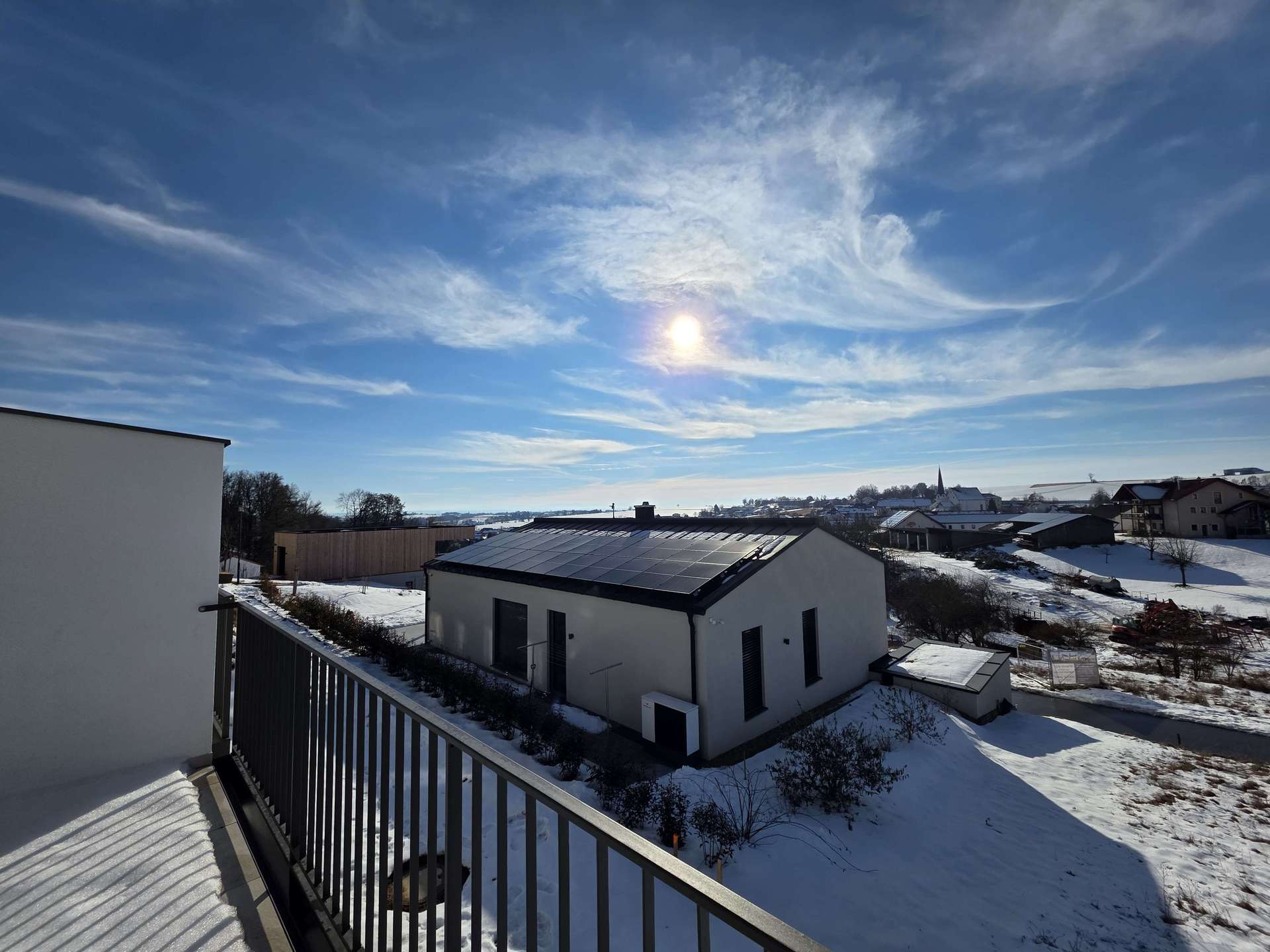 Aussicht vom Balkon