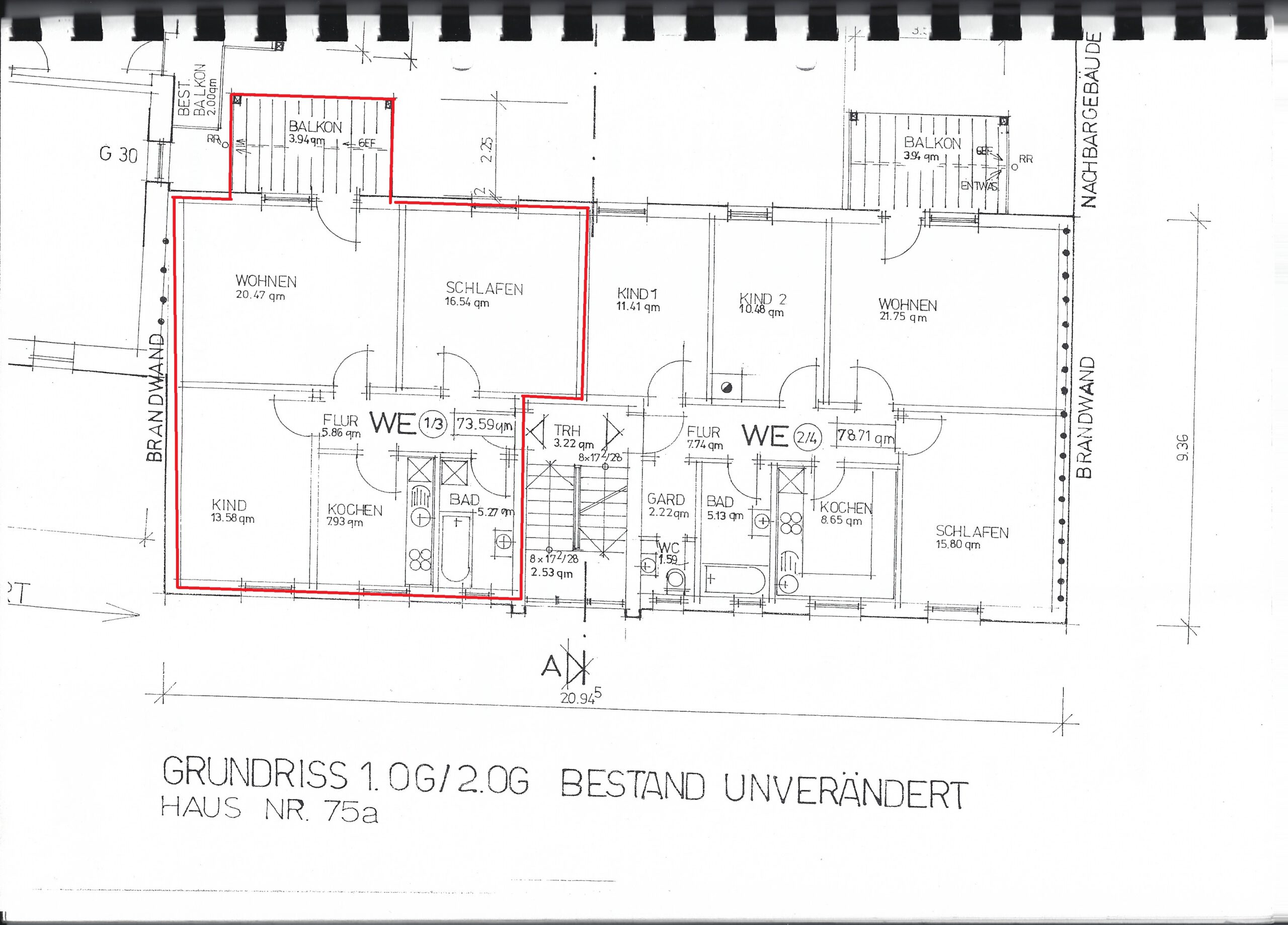 Spital wohnung links